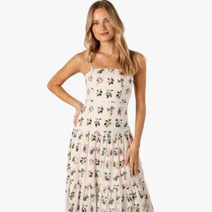 Petal & Pup Women's Botanique Midi Dress-Floral